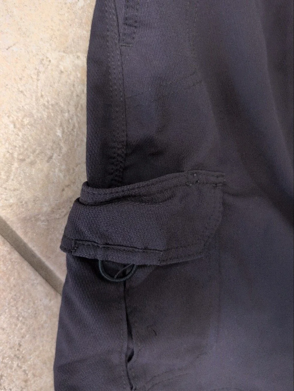 Boys Lee Cargo Drawstring Elastic Waist Shorts 10R Dark Brown Lightweight School